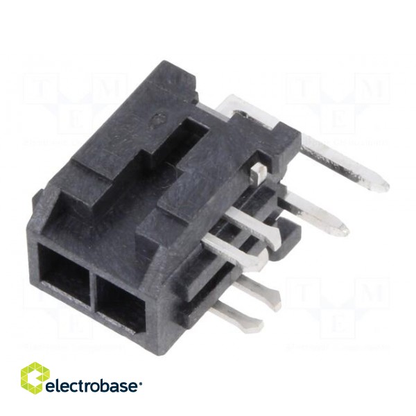 Connector: wire-board | socket | male | Micro-Fit 3.0 | 3mm | PIN: 2 paveikslėlis 1