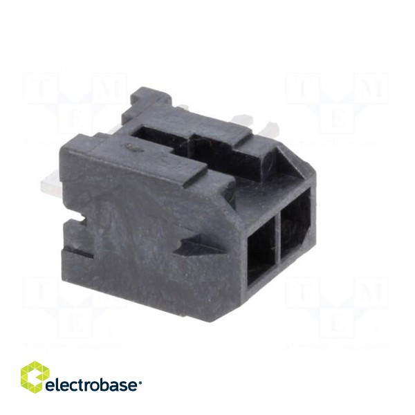 Connector: wire-board | socket | male | Micro-Fit 3.0 | 3mm | PIN: 2 paveikslėlis 8