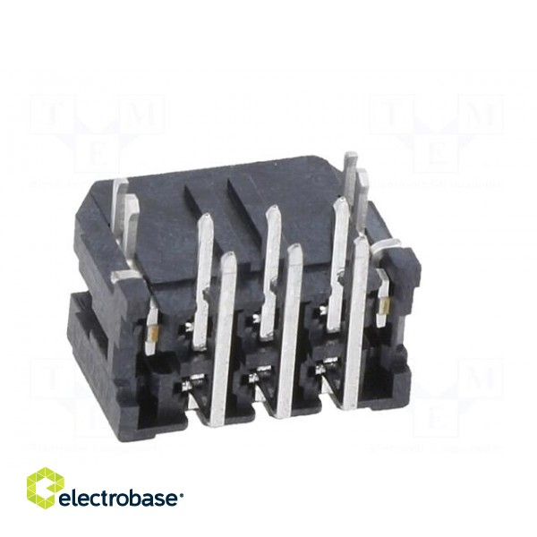 Socket | wire-board | male | Micro-Fit 3.0 | 3mm | PIN: 6 | Layout: 2x3 image 5