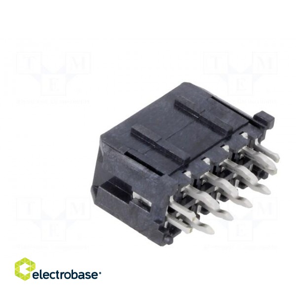 Socket | wire-board | male | Micro-Fit 3.0 | 3mm | PIN: 8 | Layout: 2x4 image 4