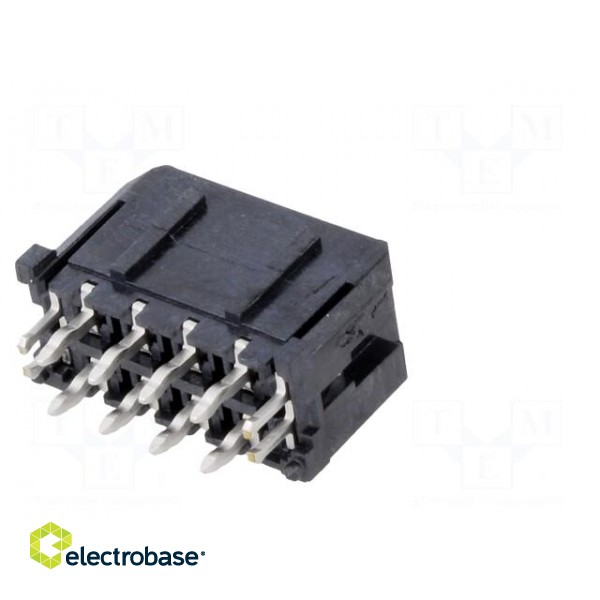 Socket | wire-board | male | Micro-Fit 3.0 | 3mm | PIN: 8 | Layout: 2x4 image 6