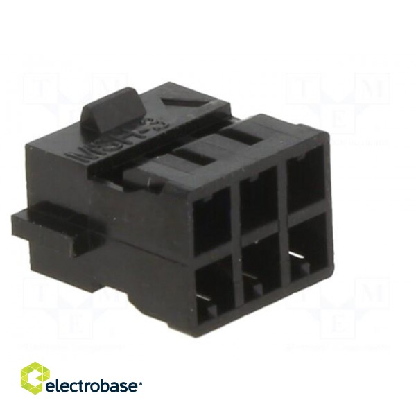 Plug | wire-wire/PCB | female | Milli-Grid | 2mm | PIN: 6 | w/o contacts фото 4