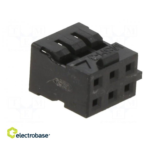 Plug | wire-wire/PCB | female | Milli-Grid | 2mm | PIN: 6 | w/o contacts фото 8