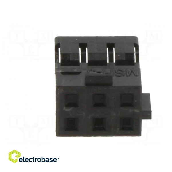 Plug | wire-wire/PCB | female | Milli-Grid | 2mm | PIN: 6 | w/o contacts фото 9