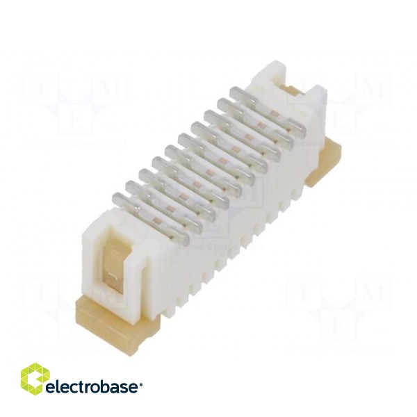 Connector: FFC/FPC | vertical | PIN: 10 | ZIF | SMT | Easy-On | 125V | 1A фото 2
