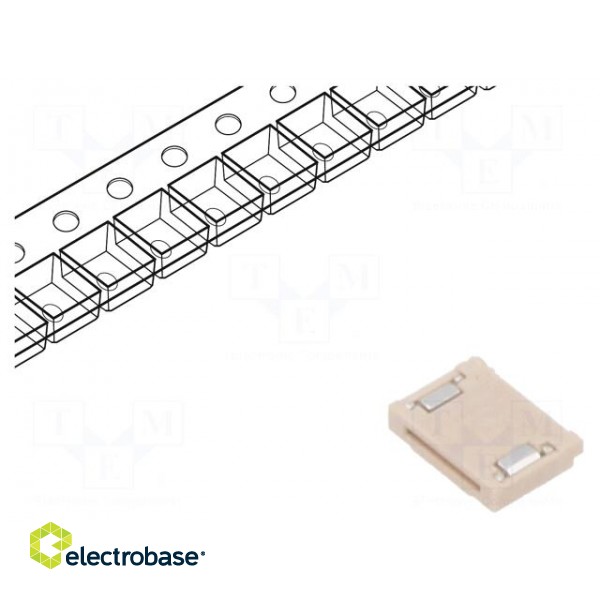 Connector: FFC/FPC | Easy-On | PIN: 6 | SMT | horizontal | 50V | 500mA