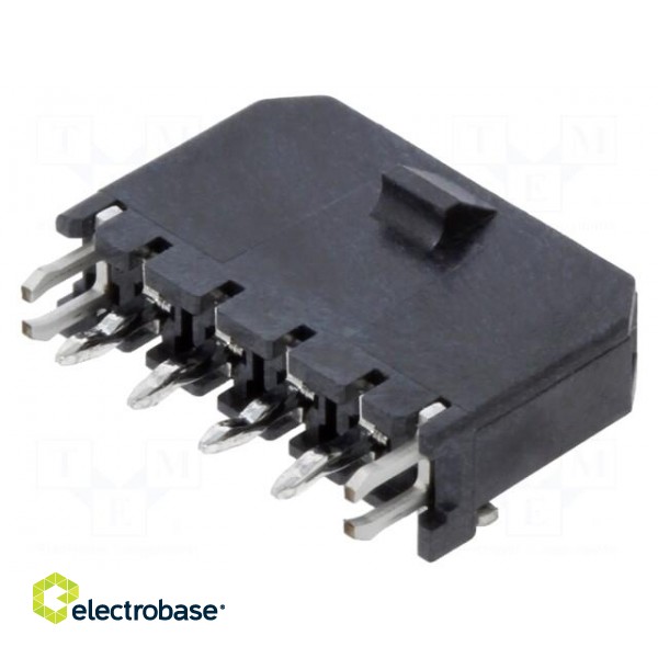 Socket | wire-board | male | Micro-Fit 3.0 | 3mm | PIN: 4 | 5A image 2