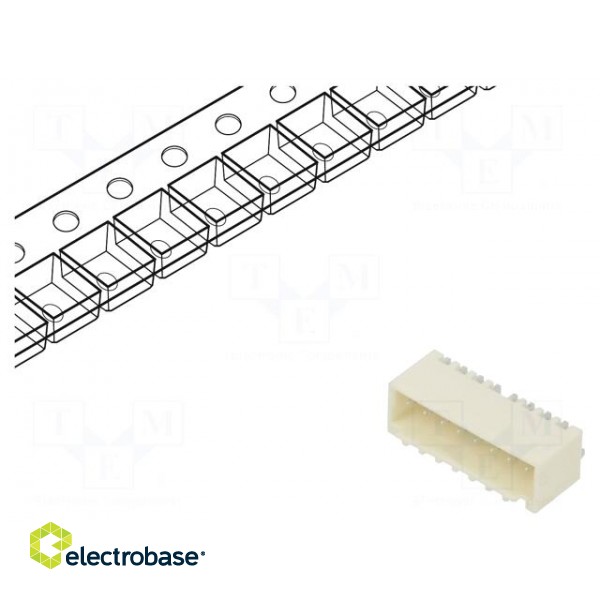 Socket | wire-board | male | Pico-SPOX | 1.5mm | PIN: 8 | SMT | on PCBs