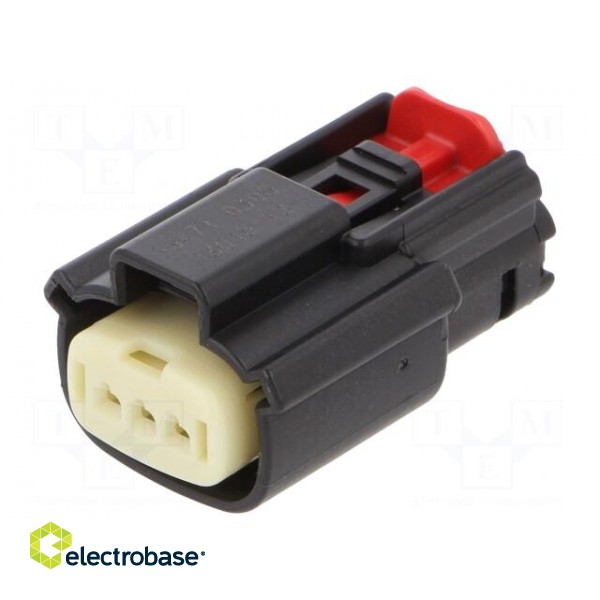 Connector: wire-wire | MX150 | female | plug | for cable | PIN: 3 | 3.5mm image 1