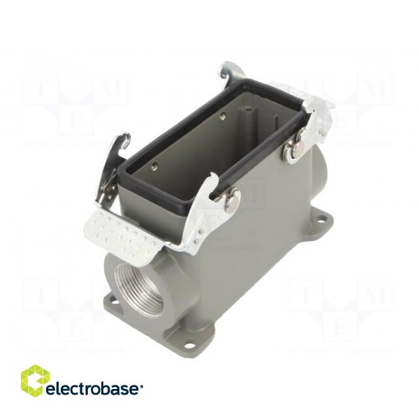 Enclosure: for HDC connectors | size 16B | with double latch | high image 1