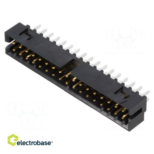 Socket | PCB-cable/PCB | Milli-Grid | 2mm | on PCBs paveikslėlis 1