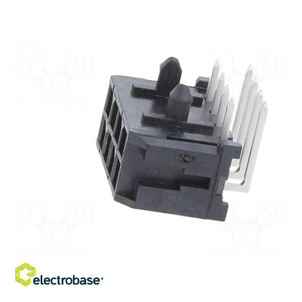 Socket | wire-board | male | Micro-Fit 3.0 | 3mm | PIN: 8 | Layout: 2x4 paveikslėlis 3