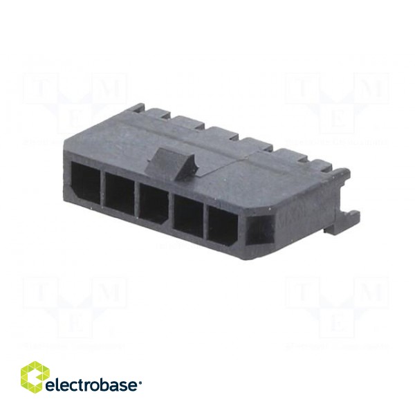 Socket | wire-board | male | Micro-Fit 3.0 | 3mm | PIN: 5 | 5A image 2