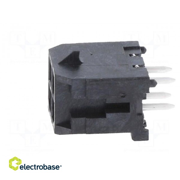 Socket | wire-board | male | Micro-Fit 3.0 | 3mm | PIN: 4 | Layout: 2x2 image 3