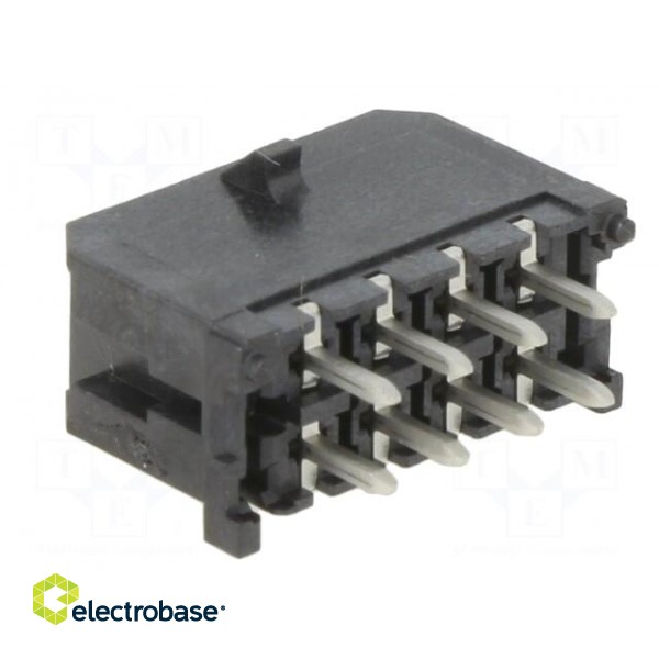Socket | wire-board | male | Micro-Fit 3.0 | 3mm | PIN: 8 | Layout: 2x4 image 4