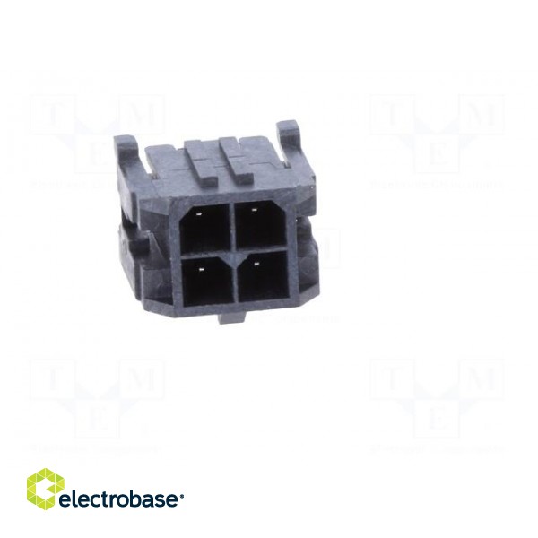 Socket | wire-board | male | Micro-Fit 3.0 | 3mm | PIN: 4 | Layout: 2x2 image 9