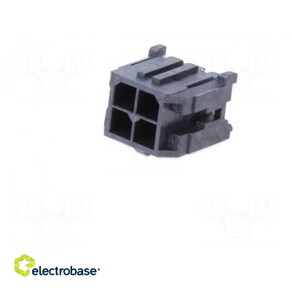 Socket | wire-board | male | Micro-Fit 3.0 | 3mm | PIN: 4 | Layout: 2x2 image 2