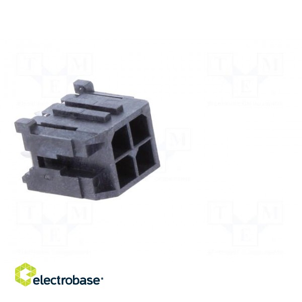 Socket | wire-board | male | Micro-Fit 3.0 | 3mm | PIN: 4 | Layout: 2x2 image 8