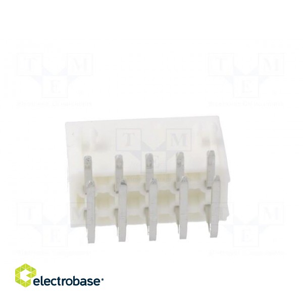 Socket | wire-board | male | Mini-Fit Jr | 4.2mm | PIN: 10 | THT | PCB snap image 5