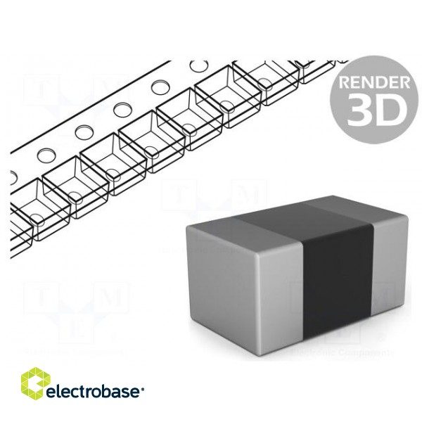 Inductor: thin film | SMD | 0402 | 2.4nH | 530mA | 280mΩ | Q: 16 | ±0.1nH