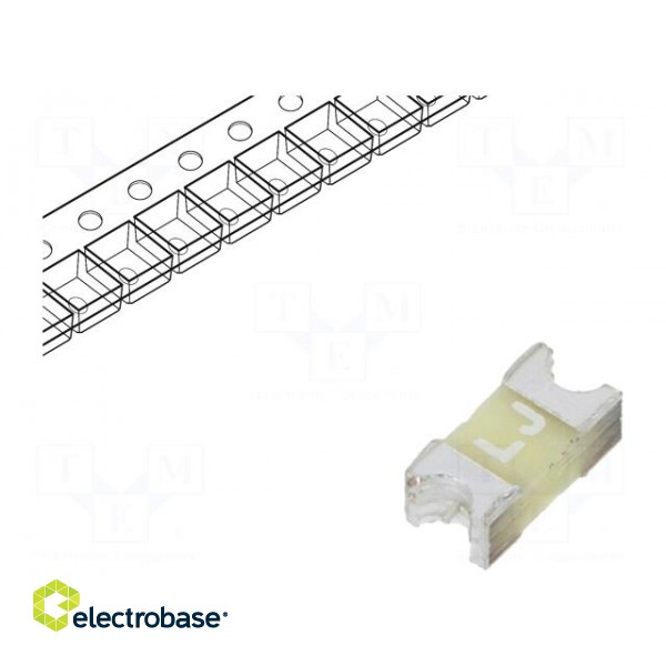 Fuse: fuse | quick blow | 2A | 125V | SMD | Case: 1206 | 471