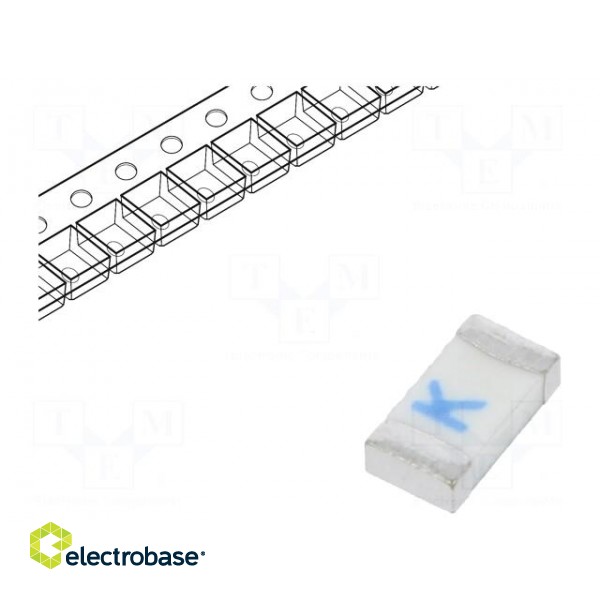 Fuse: fuse | quick blow | 1.5A | SMD | ceramic | Case: 1206 | 440