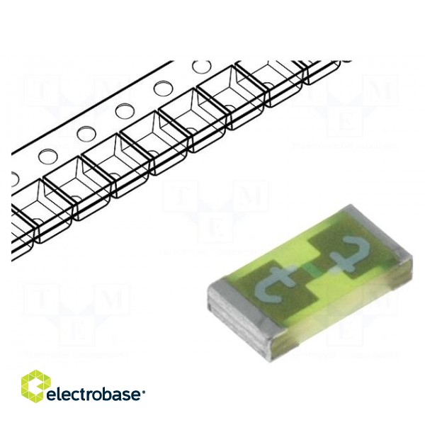 Fuse: fuse | ultra rapid | 2A | 32VAC | 63VDC | SMD | 3.2x1.6mm | copper