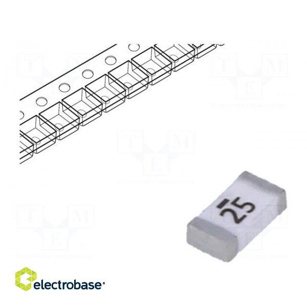 Fuse: fuse | 25A | 63VDC | SMD | ceramic | Case: SMD | CQ