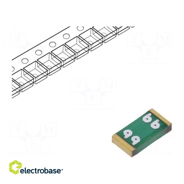 Fuse: fuse | time-lag | 15A | 32VAC | 63VDC | SMD | 3.2x1.6mm | copper | UST