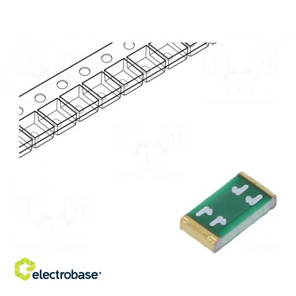 Fuse: fuse | time-lag | 20A | 32VAC | 63VDC | SMD | 3.2x1.6mm | copper | UST