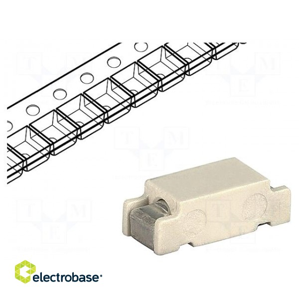 Fuse: fuse | time-lag | 2A | 250VAC | 250VDC | SMD | ceramic | 11x4,6x3,9mm