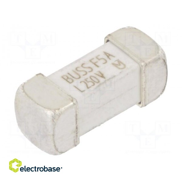 Fuse: fuse | quick blow | 5A | 350VAC | 250VDC | soldered,SMD | ceramic