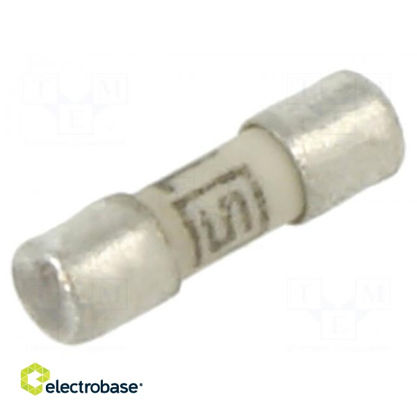 Fuse: fuse | time-lag | 1.5A | 125VAC | 125VDC | ceramic,cylindrical