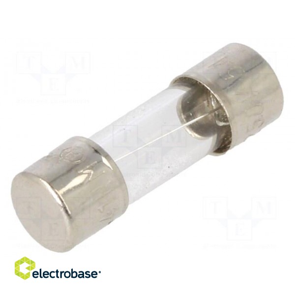 Fuse: fuse | quick blow | 5A | 250VAC | glass | 5x15mm