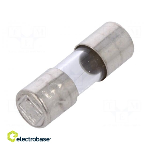 Fuse: fuse | quick blow | 0.1A | 250VAC | cylindrical,glass | 5x15mm