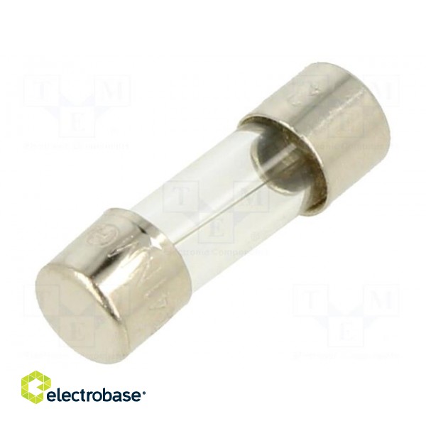 Fuse: fuse | quick blow | 1.25A | 250VAC | glass | 5x15mm