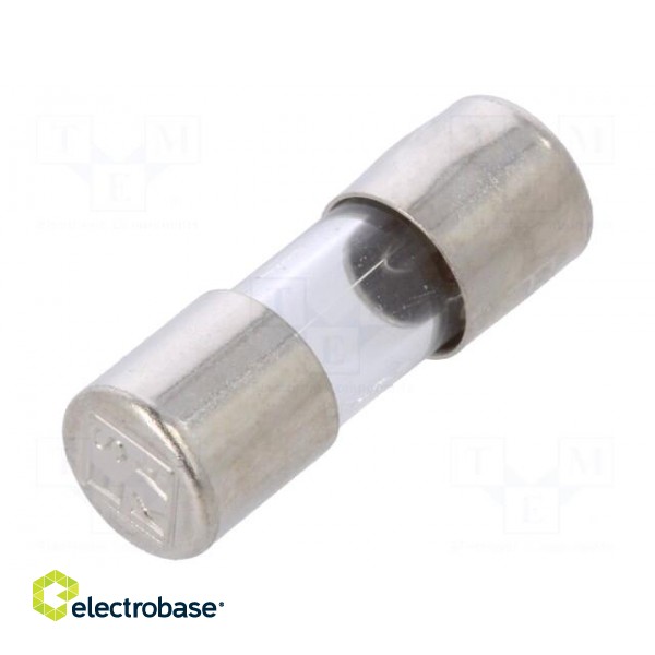 Fuse: fuse | quick blow | 1A | 250VAC | cylindrical,glass | 5x15mm