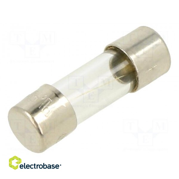 Fuse: fuse | quick blow | 1A | 250VAC | glass | 5x15mm
