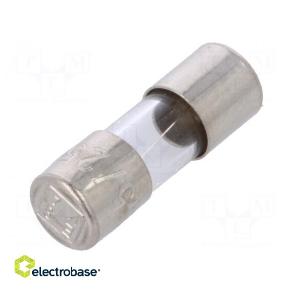 Fuse: fuse | quick blow | 2.5A | 250VAC | cylindrical,glass | 5x15mm