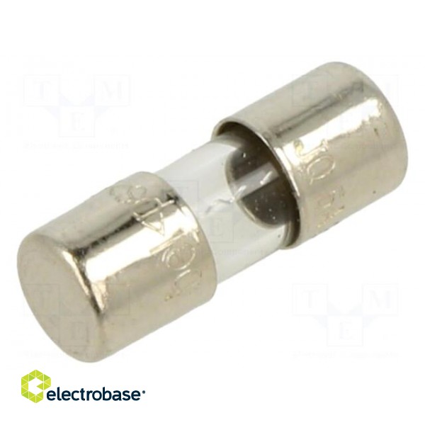Fuse: fuse | quick blow | 5A | 350VAC | cylindrical,glass | 5x15mm | 2JQ