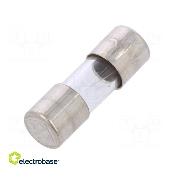 Fuse: fuse | time-lag | 0.5A | 250VAC | cylindrical,glass | 5x15mm