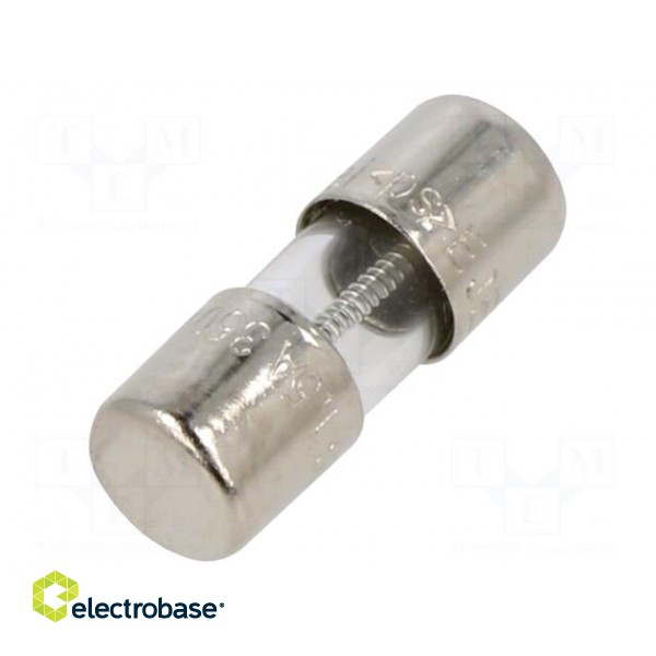 Fuse: fuse | time-lag | 1.5A | 350VAC | cylindrical,glass | 5x15mm | 2JS