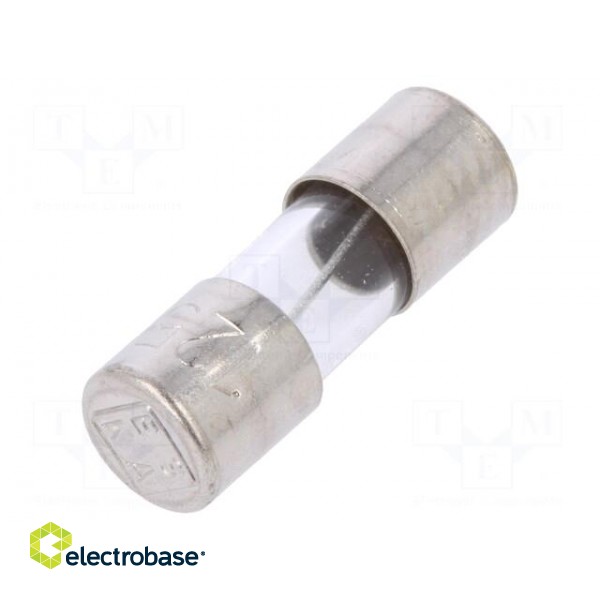 Fuse: fuse | time-lag | 5A | 125VAC | cylindrical,glass | 5x15mm