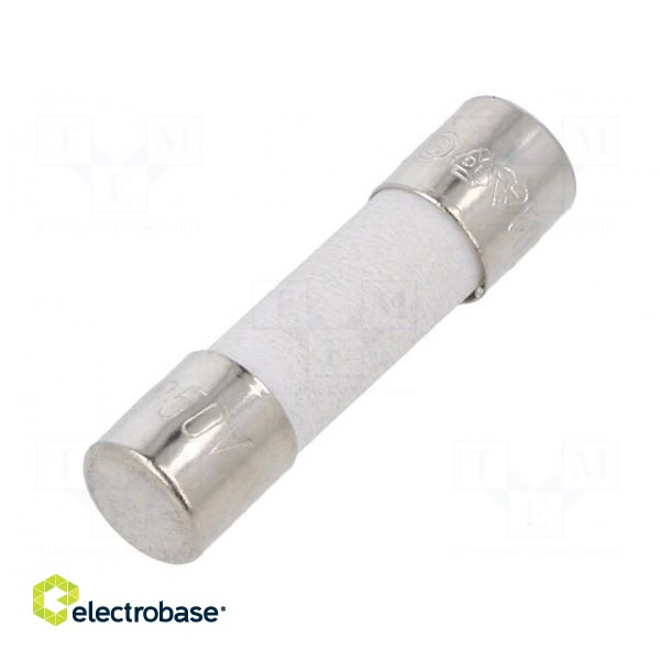 Fuse: fuse | quick blow | 2A | 250VAC | ceramic | 5x20mm | brass | FCD | bulk
