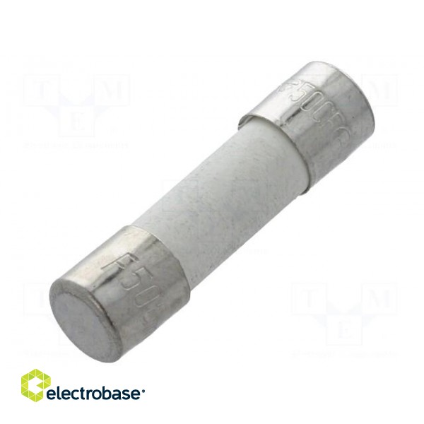 Fuse: fuse | quick blow | 500mA | 250VAC | ceramic | 5x20mm | brass | FCD
