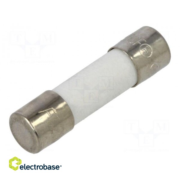 Fuse: fuse | quick blow | 1.25A | 250VAC | ceramic | 5x20mm | brass | FCD