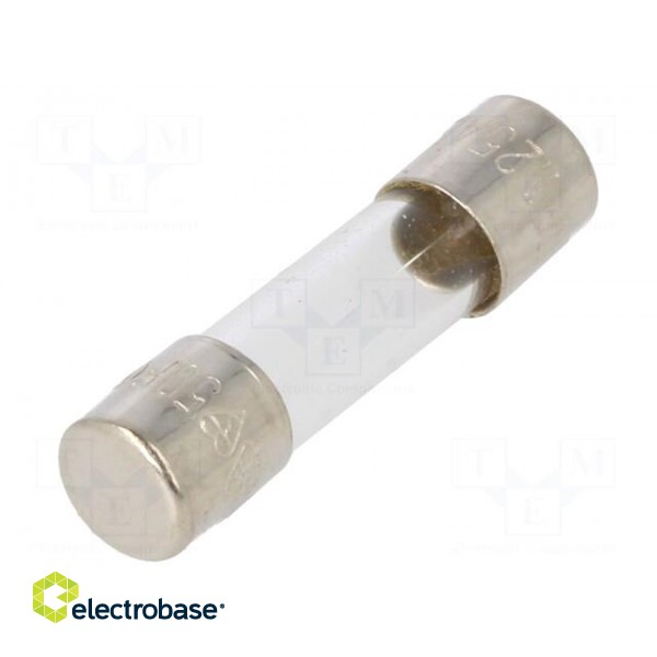 Fuse: fuse | quick blow | 1.25A | 250VAC | glass | 5x20mm | brass | bulk