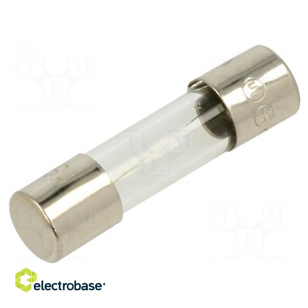 Fuse: fuse | quick blow | 1.6A | 250VAC | glass | 5x20mm | bulk