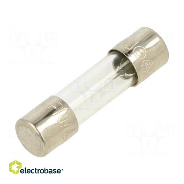 Fuse: fuse | quick blow | 10A | 250VAC | glass | 5x20mm | brass | bulk