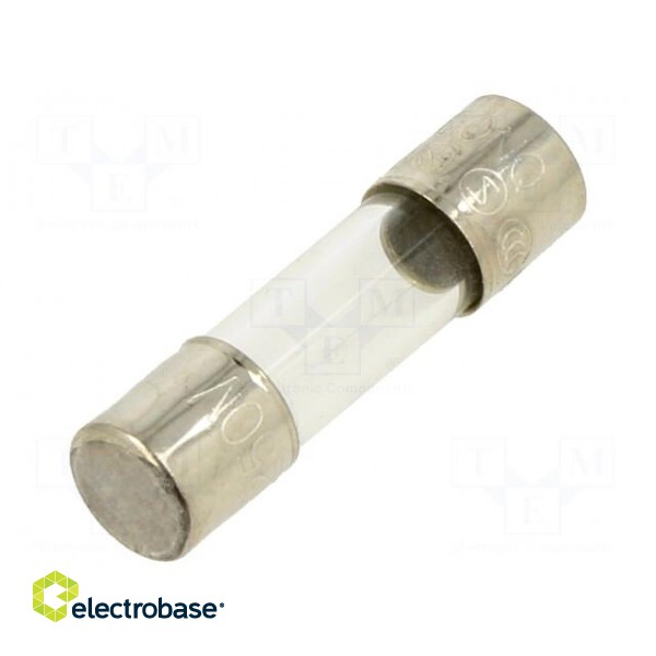 Fuse: fuse | quick blow | 125mA | 250VAC | glass | 5x20mm | brass | bulk